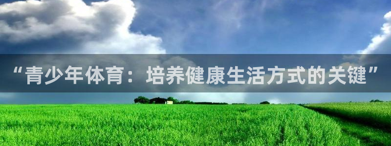 凯发官方正版app集团官网网址：“青少年体育：培养健康生活方