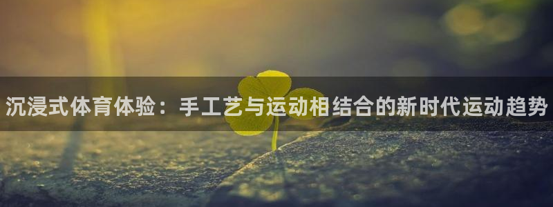 凯发官方正版app娱乐首页网站大全：沉浸式体育体验：手工艺与