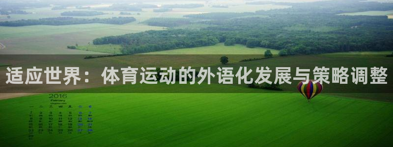 凯发k8体育：适应世界：体育运动的外